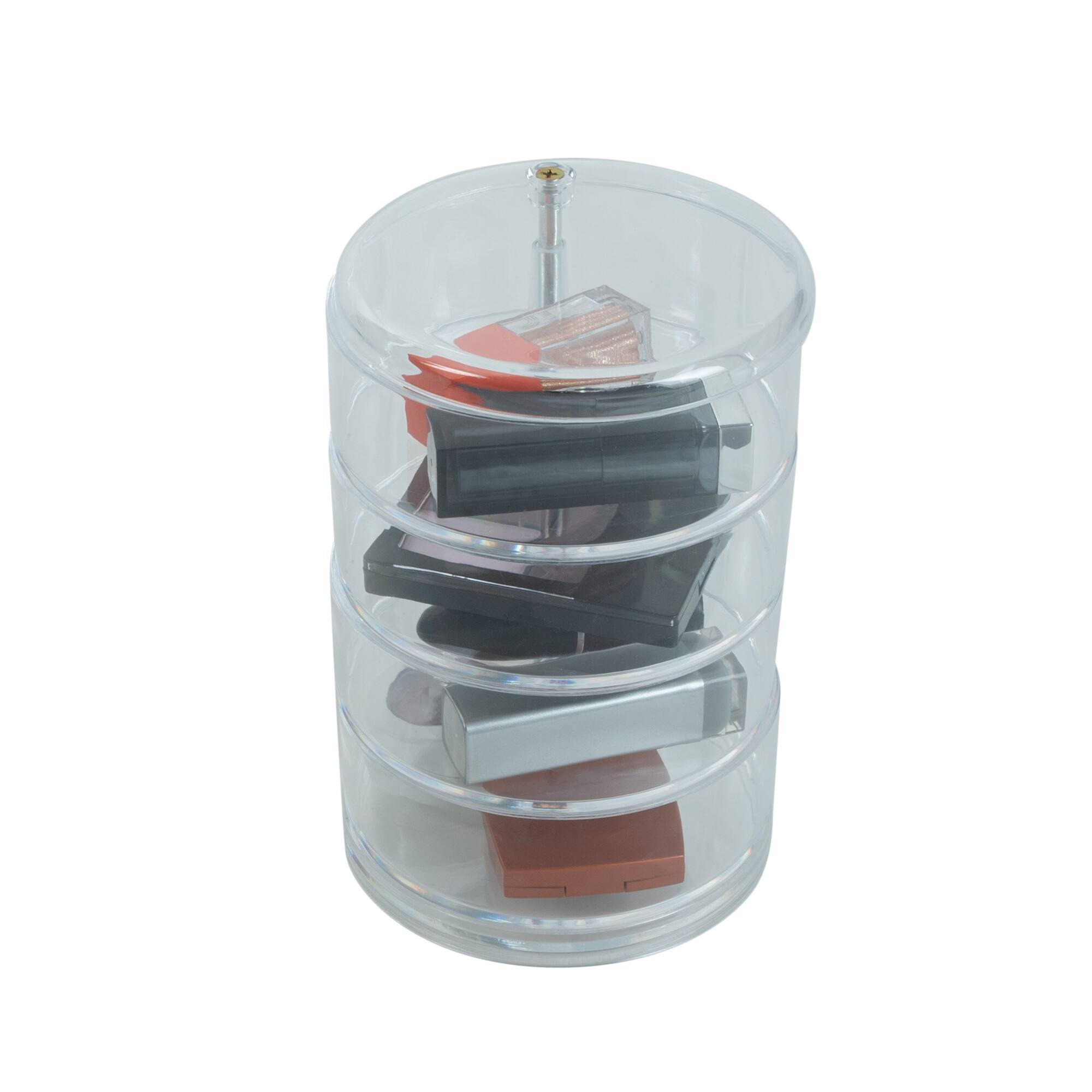 Simplify 7" Swivel Cosmetic & Jewelry 4 Tier Holder
